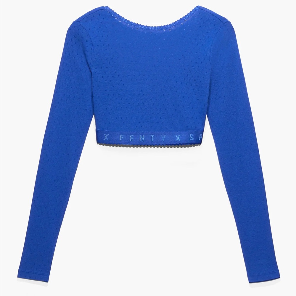 Fenty Beauty Women's Blue Crop Top